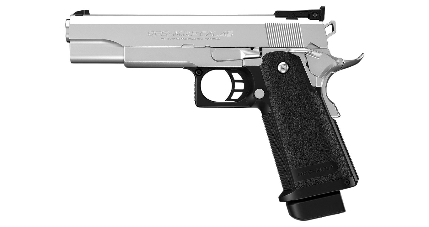 Tokyo Marui Stainless Hi Capa 5.1 Gas Blowback Airsoft Pistol - Silver