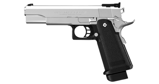 Tokyo Marui Stainless Hi Capa 5.1 Gas Blowback Airsoft Pistol - Silver