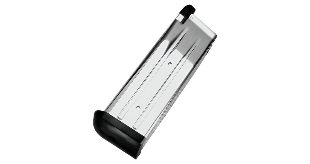 Tokyo Marui Custom Dual Stainless Hi-Capa 4.3 GBB Airsoft Pistol SILVER BLACK