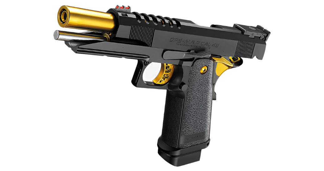 Tokyo Marui Gold Match Hi-Capa 5.1 GBB Airsoft Pistol BLACK/GOLD