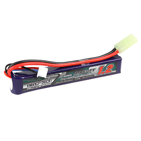Turnigy Nano-Tech Lipo 7.4v 1200mAh 15-25c Battery (Stick Type) (Mini Tamiya)