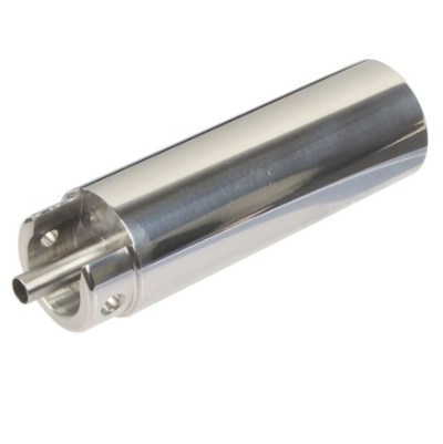 UFC Airsoft AEG V2 One-Piece Gearbox Cylinder with Cylinder Head - Polished Stainless (GG05-13)