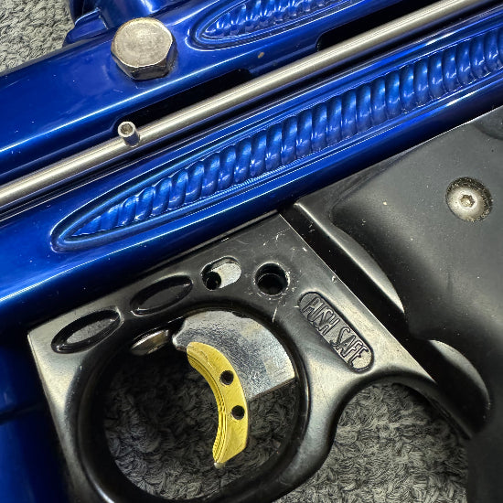 USED WGP STO VF Autococker Sniper Paintball Pump Gun Blue Gloss