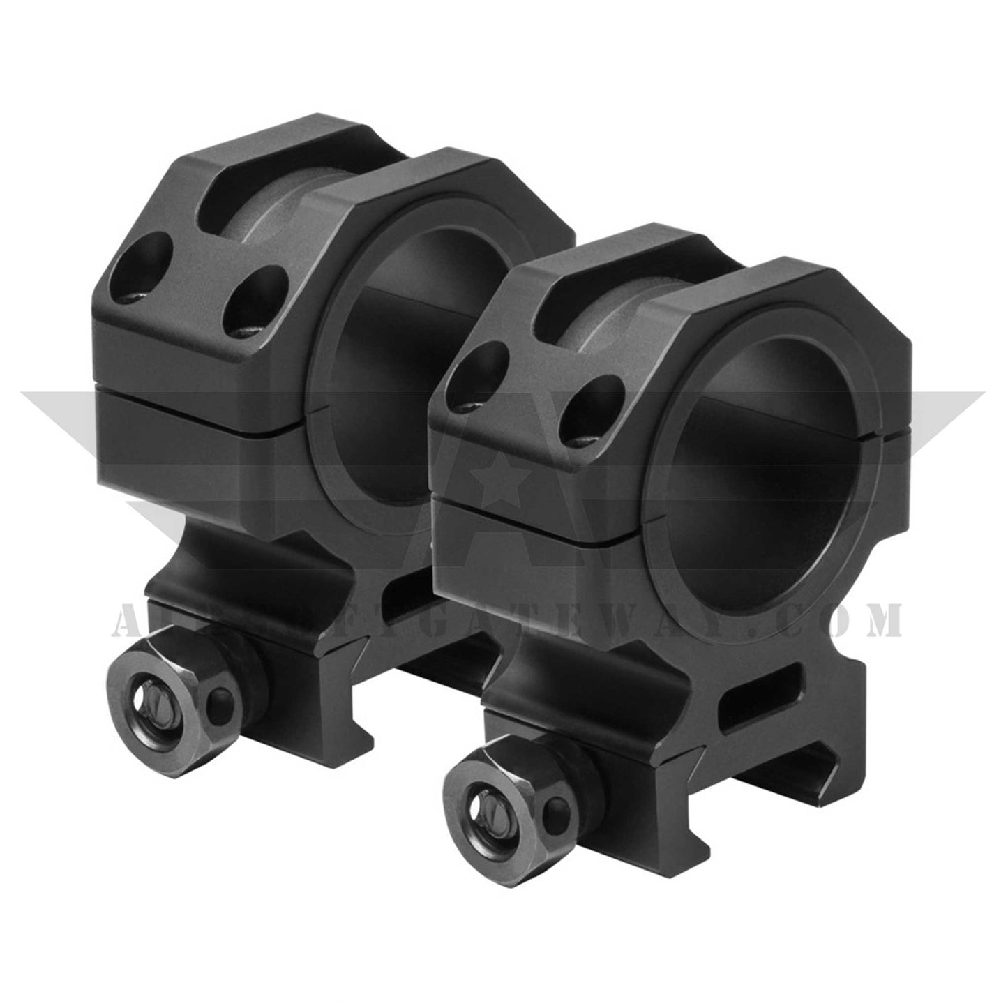 VISM 30mm Tactical Scope Rings (1.1 Inch Height) - Black (GG09-14)