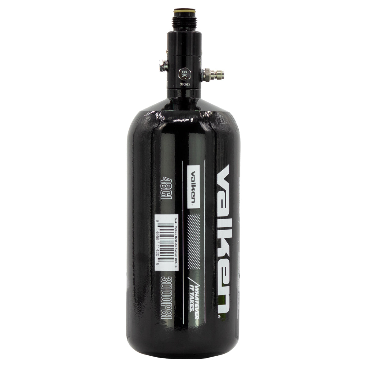 Valken 48ci 3000psi Alloy Compressed Air Tank - Black