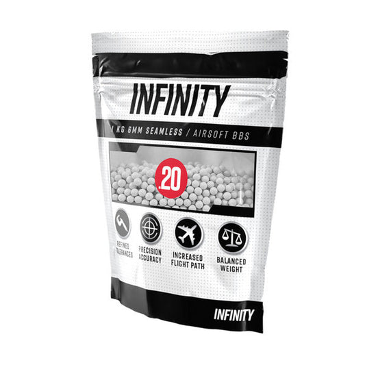 Valken Infinity Airsoft BBs - 0.20g 5000 Rounds - White