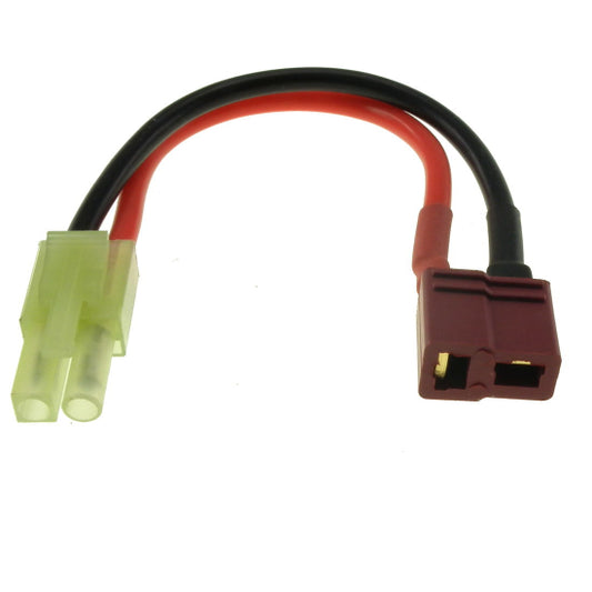 Valken AEG Battery Adapter 4" - Female Dean T Connector to Male Mini Tamiya