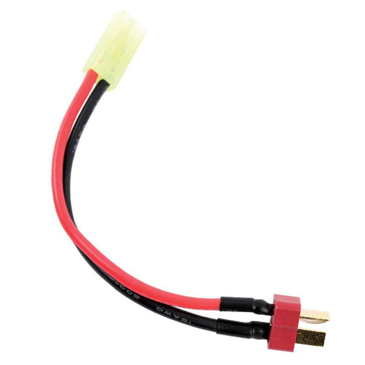 Valken AEG Battery Adapter 4" - Male Dean T Connector to Female Mini Tamiya