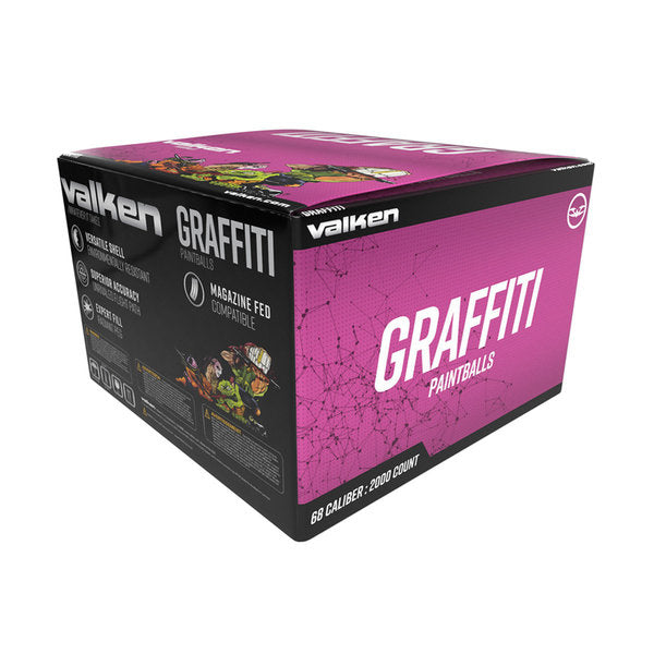 Valken Graffiti .68 Caliber Paintballs 2000 Rounds