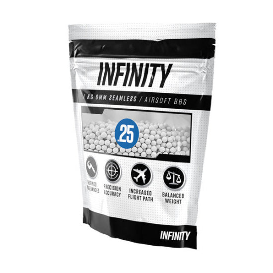 Valken Infinity 0.25g Airsoft BBs 5000 Rounds - White