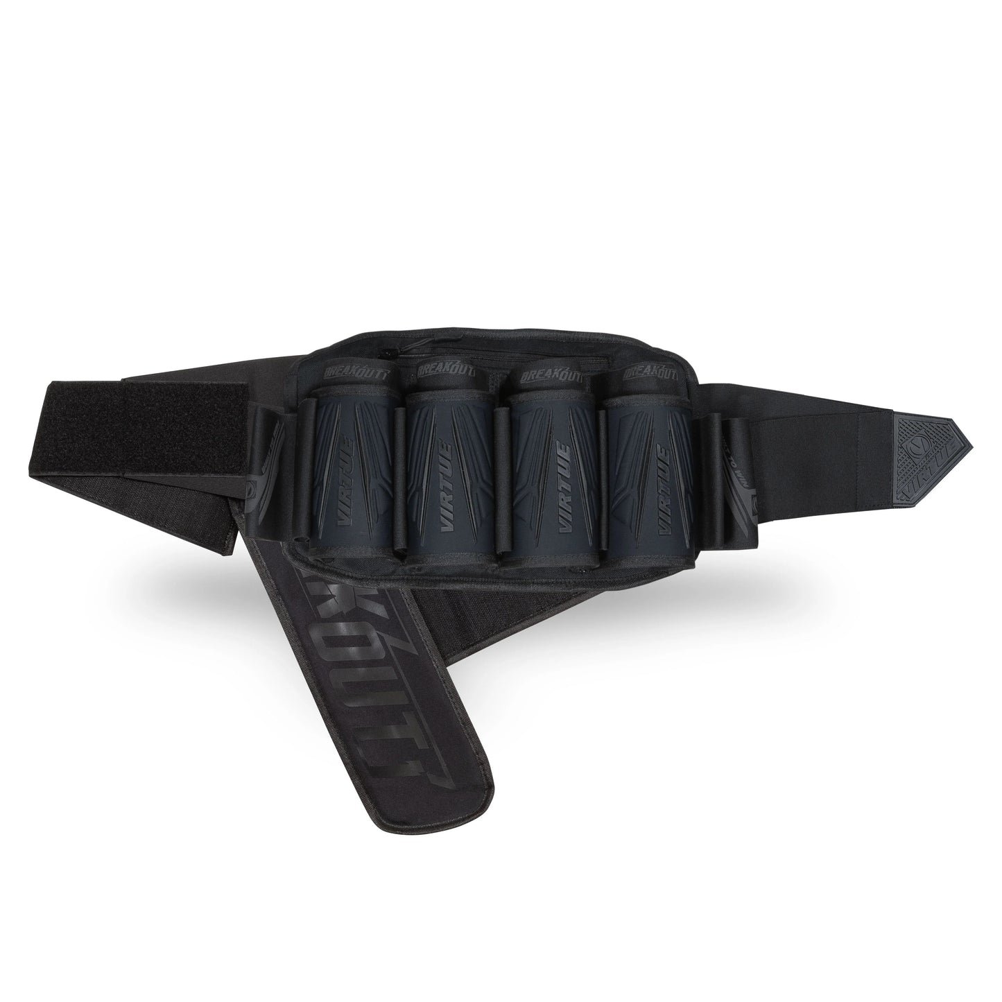 Virtue Strapless Breakout Pod Pack Harness - All Black 4+7