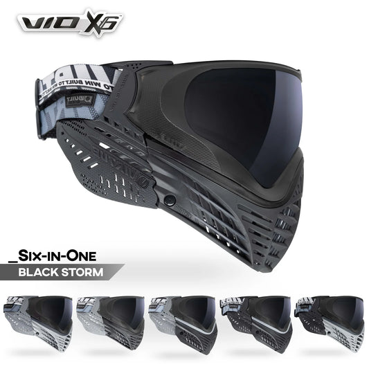 Virtue VIO X6 Six-In-One Thermal Goggle System - Black Storm