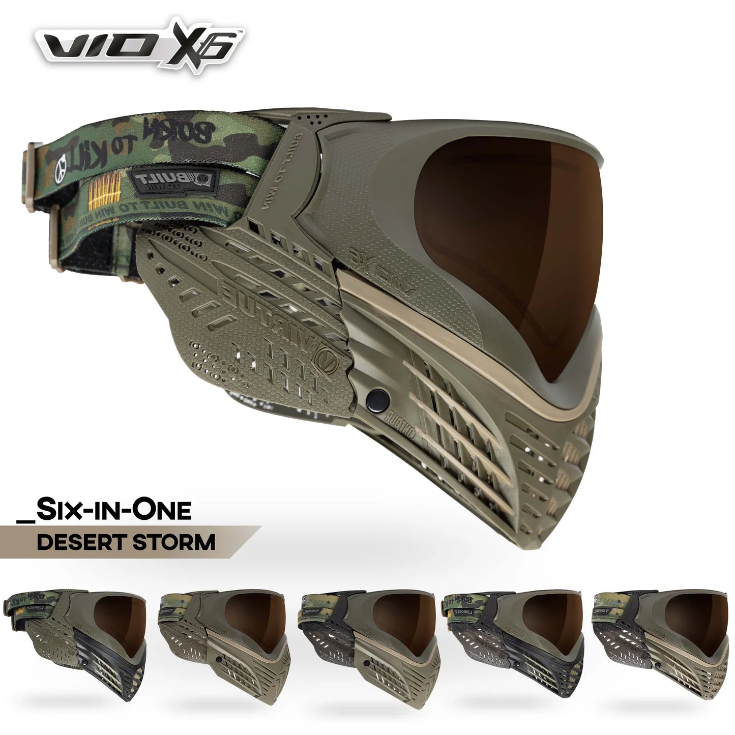 Virtue VIO X6 Six-In-One Thermal Goggle System - Desert Storm