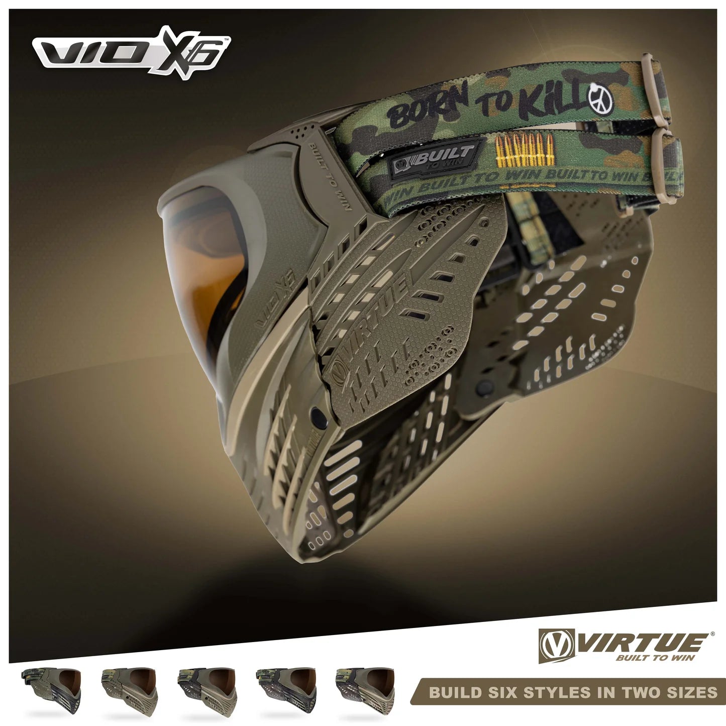 Virtue VIO X6 Six-In-One Thermal Goggle System - Desert Storm