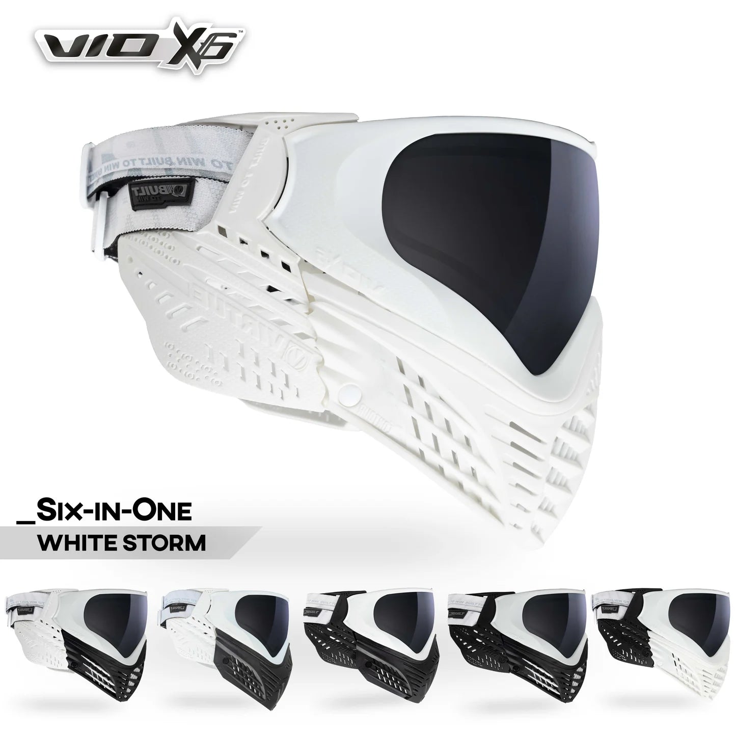 Virtue VIO X6 Six-In-One Thermal Goggle System - White Storm