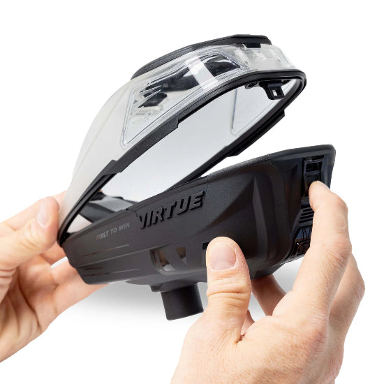 Virtue Spire V Paintball Loader Dust Crystal Clear Black