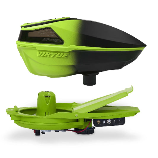 Virtue Spire V Paintball Loader - Fade Acid Black
