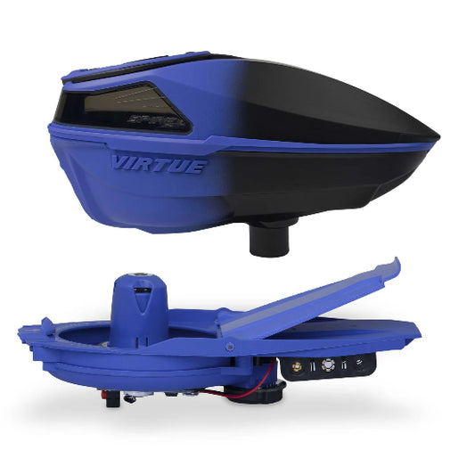 Virtue Spire V Paintball Loader - Fade Blue Black