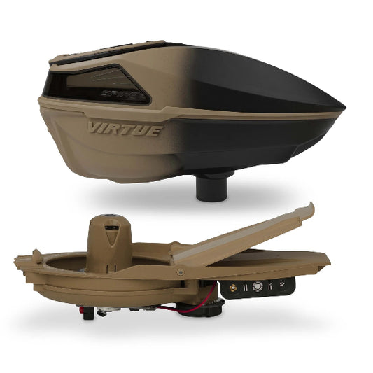 Virtue Spire V Paintball Loader - Fade Desert Black