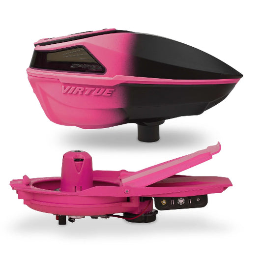 Virtue Spire V Paintball Loader - Fade Pink Black
