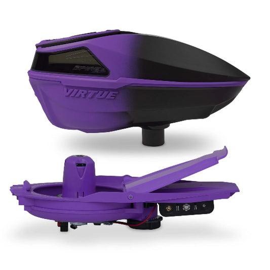 Virtue Spire V Paintball Loader - Fade Purple Black
