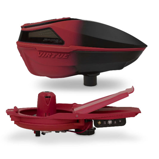 Virtue Spire V Paintball Loader - Fade Red Black