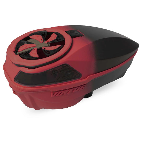 Virtue Spire V Paintball Loader Fade Red Black