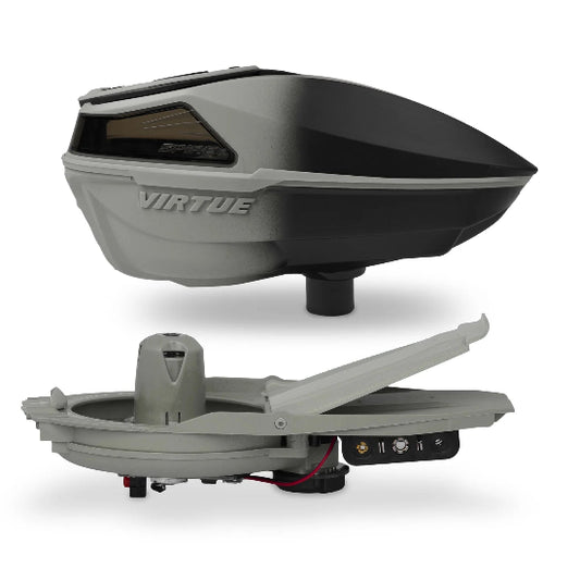 Virtue Spire V Paintball Loader - Fade Silver Black