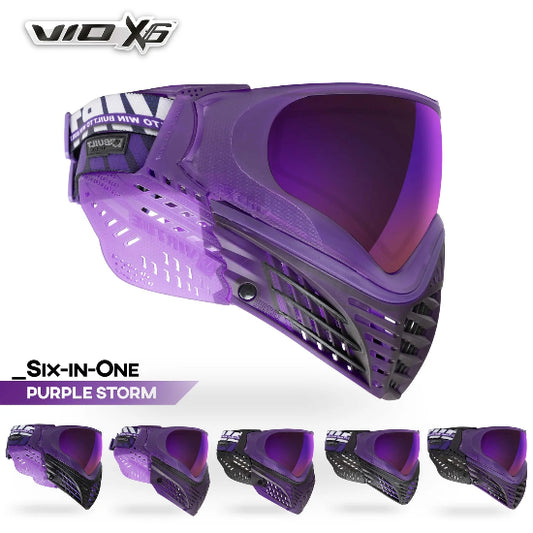 Virtue VIO X6 Six-In-One Thermal Goggle System PURPLE STORM