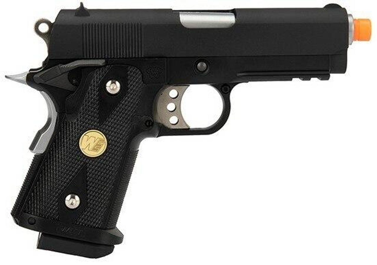 WE-Tech 1911 Baby Hi-Capa 3.8 (Version A) Gas Blowback Airsoft Pistol - Black