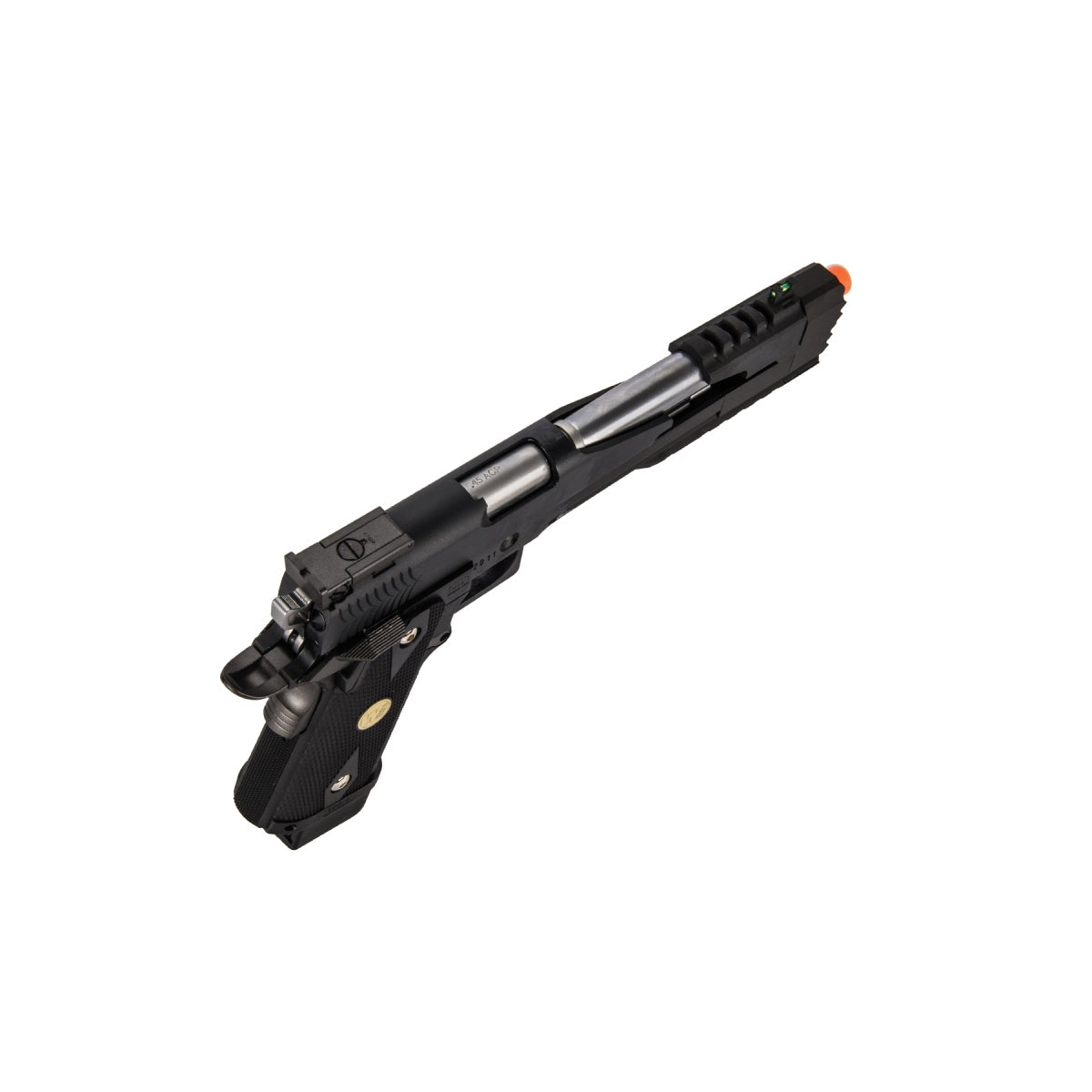 WE-Tech Black Dragon Long Slide (B-Version) Full-Auto Hi-Capa 7.0 Gas Blowback Airsoft Pistol - Black