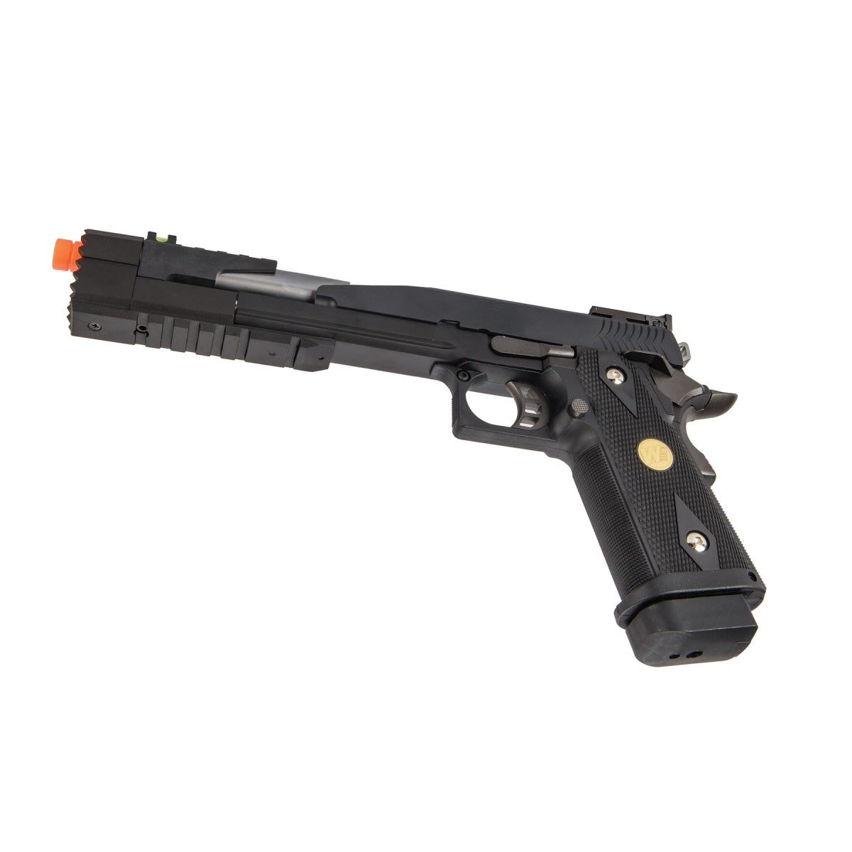 WE-Tech Black Dragon Long Slide (B-Version) Full-Auto Hi-Capa 7.0 Gas Blowback Airsoft Pistol - Black