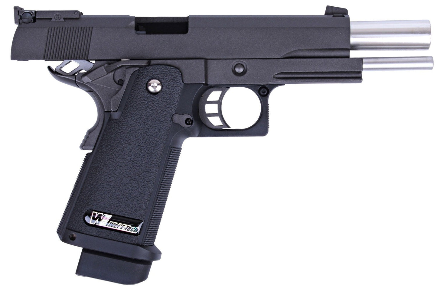 WE Tech R-Version (Full-Auto) Hi-Capa 5.1 Gas Blowback Airsoft Pistol - Black