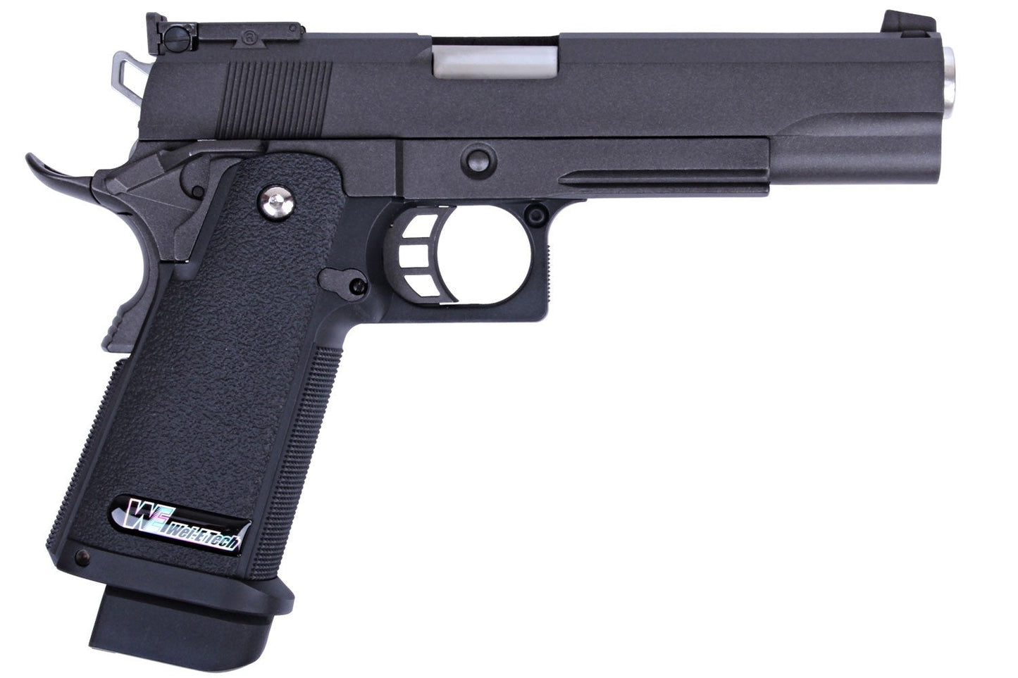 WE Tech R-Version (Full-Auto) Hi-Capa 5.1 Gas Blowback Airsoft Pistol - Black