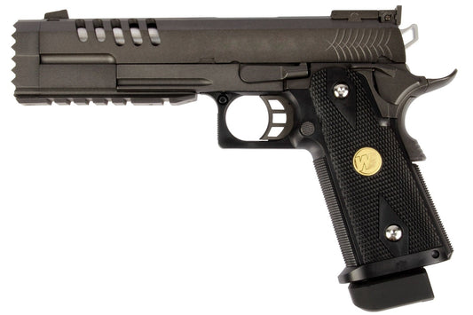 WE Tech K-Version (Lightened) Hi-Capa 5.2 Gas Blowback Airsoft Pistol - Black