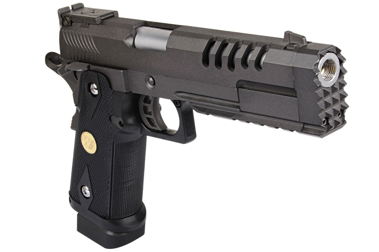 WE Tech K-Version (Lightened) Hi-Capa 5.2 Gas Blowback Airsoft Pistol - Black