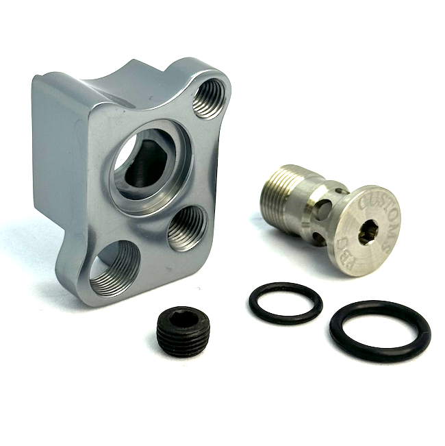 WGP Autococker 2K+ Front Block Kit - Pewter Polished