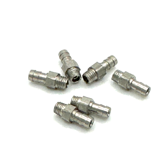 WGP Autococker 3 Way Barb Fitting (6/40) 6 Pack - Nickel (GG10-11)