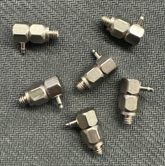 WGP Autococker STO Ram High Flow Swivel Barb (10/32) (6 Pack) - Stainless (GG09-17)