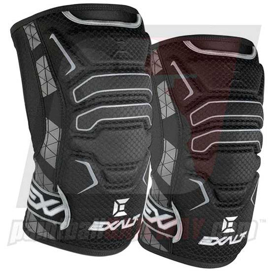 Exalt FreeFlex Paintball / Airsoft Knee Pads - Black