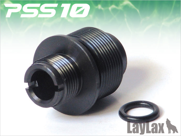 LayLax Airsoft PSS10 TM VSR-10 S.A.S Silencer Attachment Adapter CW Type (GG07-03)