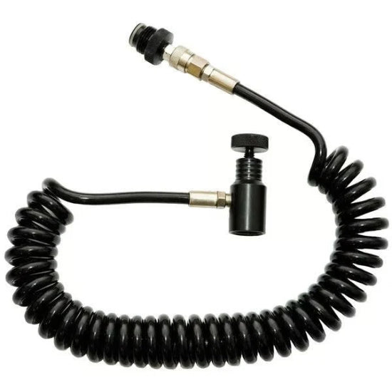 Valken Coiled Hose Remote Line Kit with QD Quick Disconnect