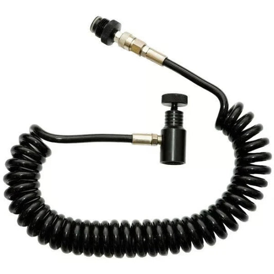 Valken Coiled Hose Remote Line Kit with QD Quick Disconnect